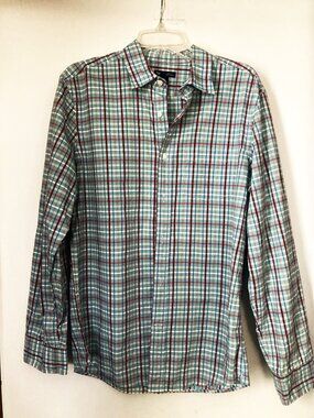 Gap Nice Causal Long Sleeve Green, Blue and Red Shirt Size M
